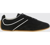 TOM FORD Aston Bicolor Leather and Nylon Sneakers with Laminated Logo - Size: 41 - male