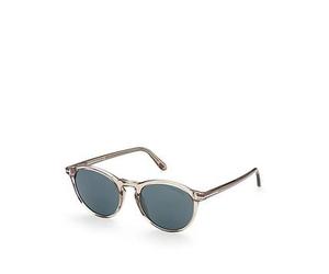 Tom Ford Aurele Round Sunglasses, Beige, Men Beige