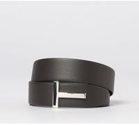 Grain Leather T Icon Belt - male - Tom Ford - Belts - Brown - 105 CM - Accessories 105 CM