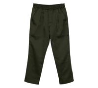 TOM FORD Bengal-stripe pleated trousers - Green 32-33-36