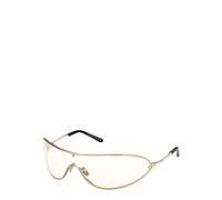 Tom Ford Brady Wrap-around Mask Sunglasses - Gold - One Size