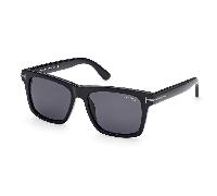 Tom Ford , Black Glossy Sunglasses for Women ,Black female, Sizes: 56 MM