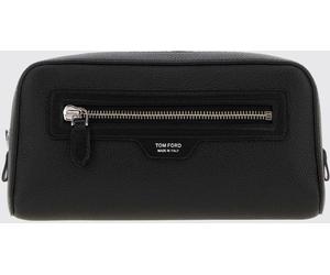 TOM FORD Calf Leather Beauty Case with Laminated Logo and Zip Closure - Size: OS - unisex