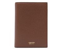 TOM FORD calf leather passport holder - Brown One Size