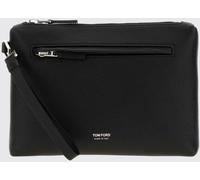 TOM FORD Calfskin Leather Document Holder with a Zip Closure and Wrist Strap - Size: OS - male