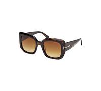 Tom Ford CARLA-02 FT1220 - Rectangle Square Havana