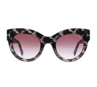 Tom Ford Lucilla FT1063 Womens Havana Marble Sunglasses
