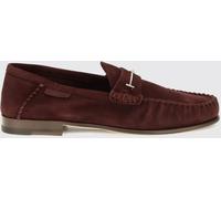TOM FORD Cherry Suede Calfskin Penny Loafers - Size: 37 - female