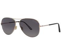 Tom Ford CLARK FT 0823 Shiny Rose Gold/Dark Grey Shaded 59/14/140 unisex Sunglasses