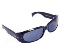 TOM FORD COREY Mens Sunglasses TF1064 01A Large Square Wrap Rectangle BLACK GREY