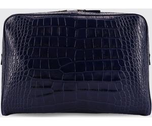 TOM FORD Croc Print Leather Pouch - Size: OS - male