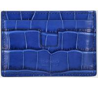 TOM FORD Crocodile-Effect Calfskin Flat Card Holder - Size: OS - male