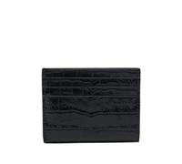 TOM FORD crocodile-effect cardholder - Black One Size