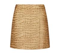 TOM FORD crocodile-jacquard mini skirt - Gold 42