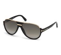 Tom Ford Dimitry TF 334 01P Black & Gold Gradient Sonnenbrille Sunglasses 59mm