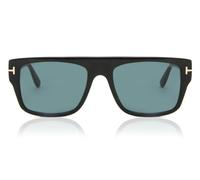 Tom Ford DUNNING-02 FT 0907 SHINY BLACK/BLUE 55/19/145 men Sunglasses