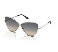 Tom Ford Elise FT0569 Women's Sunglasses 16W Silver/Blue Gradient