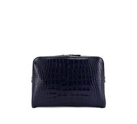 TOM FORD embossed-leather zip laptop bag - Blue One Size
