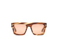 TOM FORD Eyewear Fausto square-frame sunglasses - Green 53