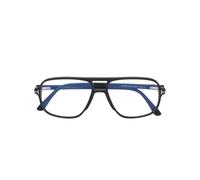 TOM FORD Eyewear FT5737-B pilot-frame glasses - Black 56