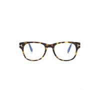 TOM FORD Eyewear FT5898B 052 clear-lenses glasses - Brown 52