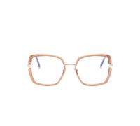 TOM FORD Eyewear FT5985B square-frame glasses - Neutrals 55