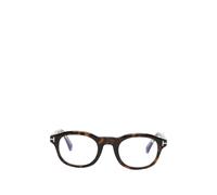 TOM FORD Eyewear icon round-frame glasses - Brown 47