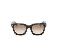 TOM FORD Eyewear Leigh-02 square-frame sunglasses - Brown 52