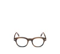TOM FORD Eyewear round-frame glasses - Brown 47