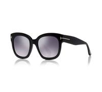 TOM FORD EYEWEAR Sunglasses for women BEATRIX FT0613 01C-SHINY BLACK/SMOKE MIRROR