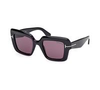 TOM FORD Woman FT1157 ESME 01A Sunglasses Acetate Black Smoke Squared Normal