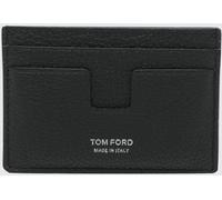 TOM FORD Flat Card Holder in Calfskin with Four Slots and Laminated Logo - Size: OS - male