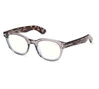 Tom Ford FT 5807-B BLUE BLOCK TRANSPARENT GREY 50/21/145 men Eyewear Frame