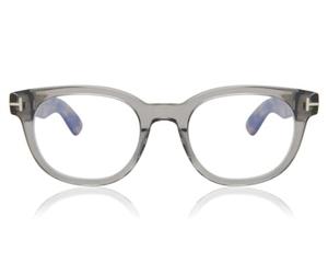 Tom Ford FT 5807-B BLUE BLOCK TRANSPARENT GREY 50/21/145 men Eyewear Frame