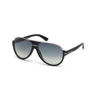 TOM FORD FT0334 DIMITRY 02W Man Sunglasses Acetate Black Blue Pilot Normal Shaded