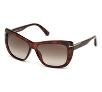 Tom Ford FT0434 LINDSAY 52K Womenâs Sunglasses Tortoiseshell Size 58