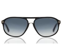 TOM FORD FT0447 JACOB 01P Man Sunglasses Acetate Black Green Round Normal Shaded