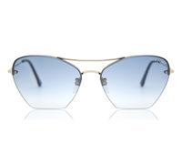 Tom Ford FT0507 28W Womenâs Sunglasses Gold Size 58