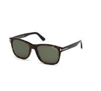 TOM FORD FT0595 ERIC-02 52N Man Sunglasses Acetate Dark havana Green Geometric Normal