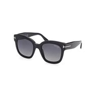 TOM FORD FT0613 BEATRIX-02 01D Woman Sunglasses Acetate Black Smoke Geometric Polarized