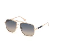 TOM FORD FT0669 JUDE 28B Man Sunglasses Metal Gold Grey Geometric Normal Shaded