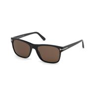TOM FORD FT0698 GIULIO 01J Man Sunglasses Acetate Black Brown Geometric Normal
