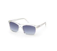 TOM FORD FT0698 GIULIO 26W Man Sunglasses Acetate Transparent Blue Geometric Normal