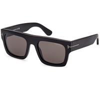 Tom Ford Man Sunglass FT0711-N - Frame color: Matte Black, Lens color: Grey