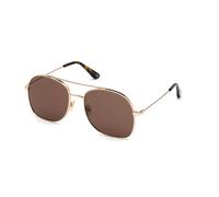 Tom Ford FT0758 DELILAH 28E Womenâs Sunglasses Gold Size 58