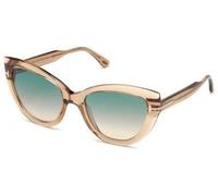 Tom Ford FT0762/S 45P Women's Sunglasses Light Brown Blue 55mm