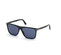 TOM FORD FT0832 Fletcher 01V Man Sunglasses Acetate Black Blue Squared Normal