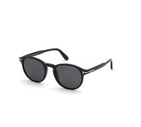 TOM FORD FT0834 DANTE 01A Man Sunglasses Acetate Black Grey Round Normal