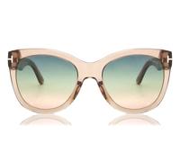 Tom Ford FT0870 WALLACE 45P Womenâs Sunglasses Brown Size 54
