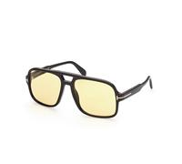 TOM FORD FT0884 FALCONER-02 01E Man Sunglasses Acetate Black Brown Squared Normal